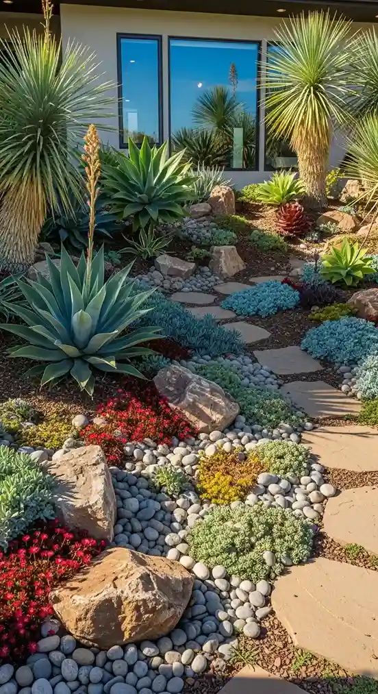 12 Sustainable Xeriscaping with Succulents