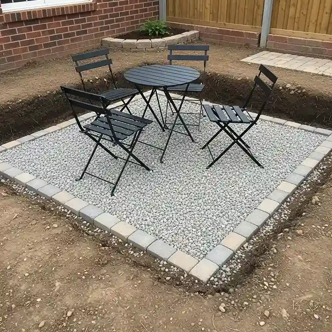 13 Gravel Patio