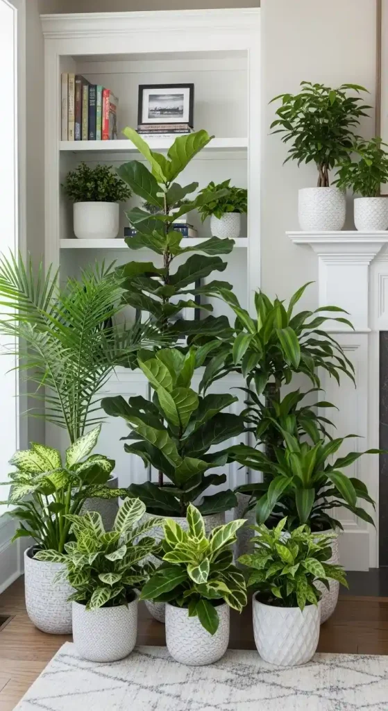 13 Grouped Floor Planters