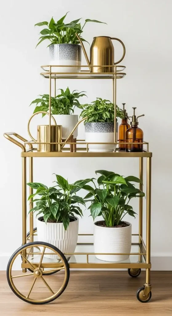 14 Bar Cart Plant Station