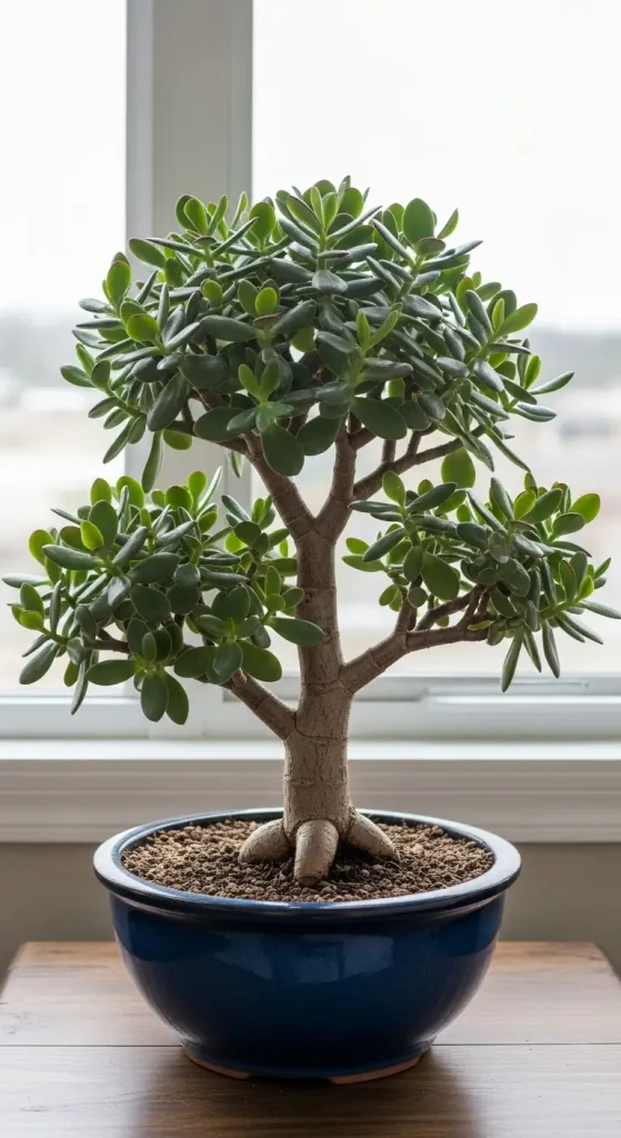 17 Jade Plant for Bonsai Effect