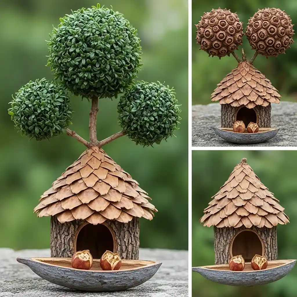 17 Seed Pod Garden Elements