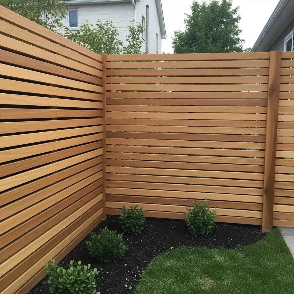 2 Horizontal Slat Modern Design