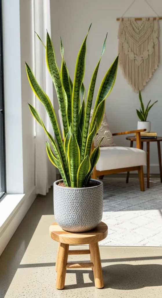 2 Snake Plant for Low Light Tolerance