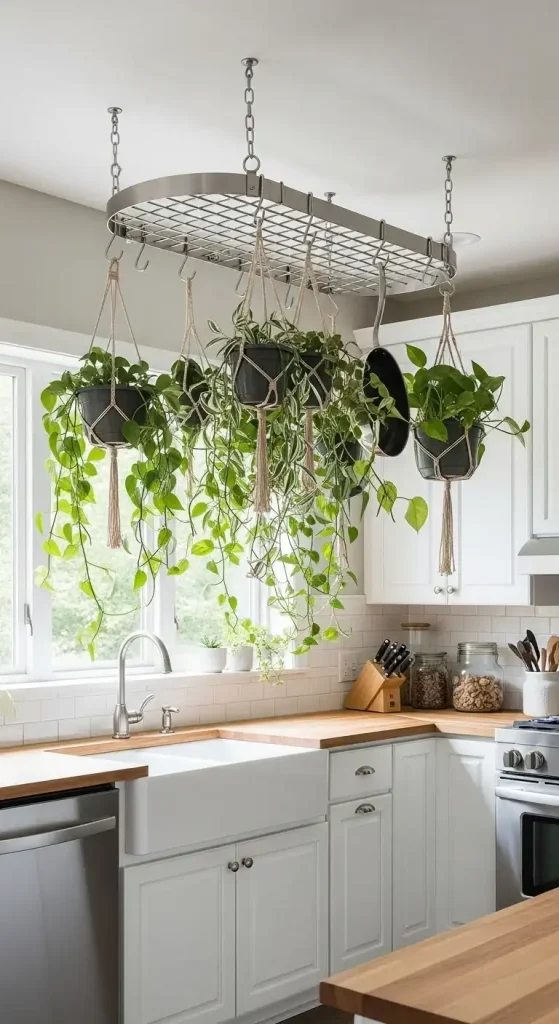 21 Ceiling Mounted Pot Racks