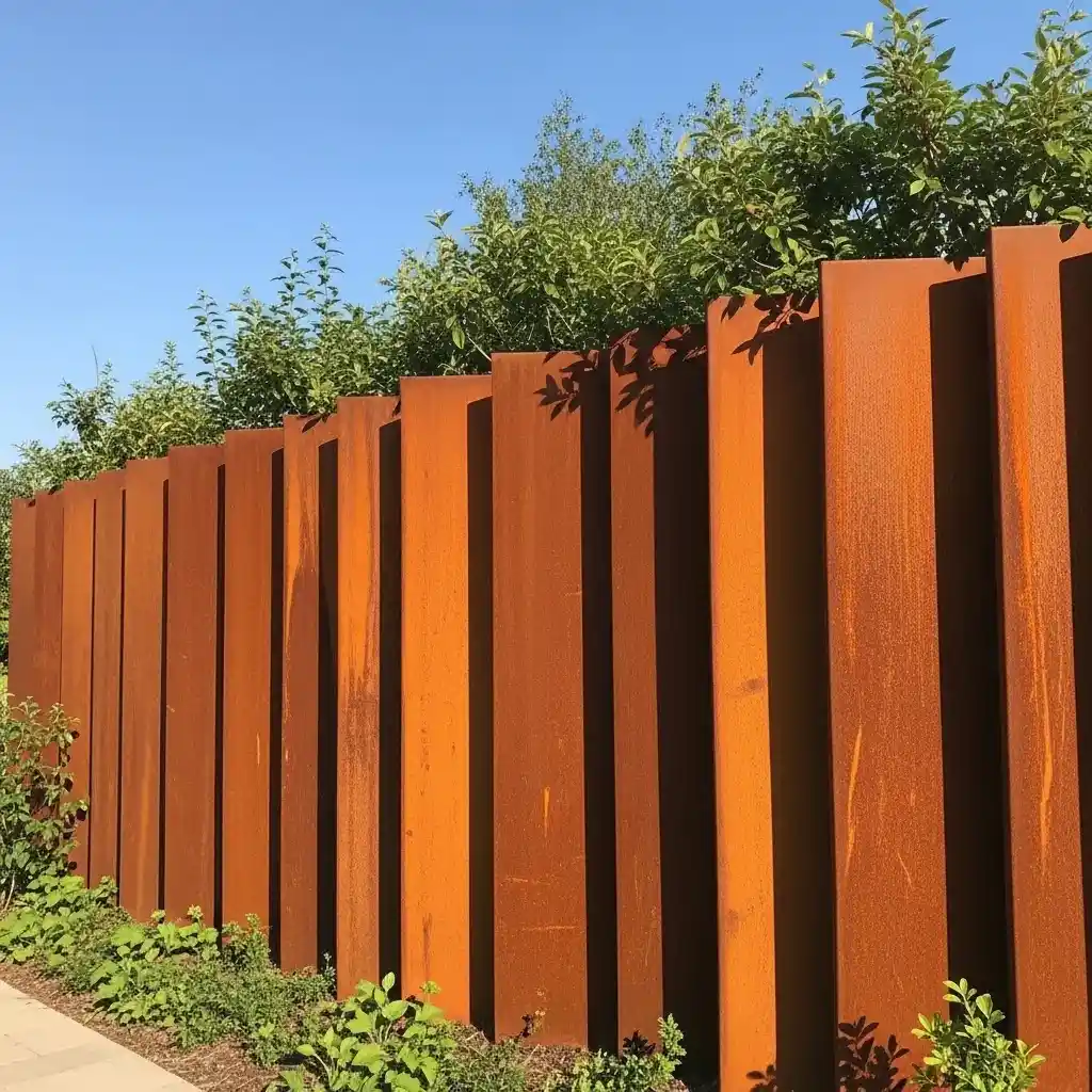 21 Corten Steel Weathering Screens