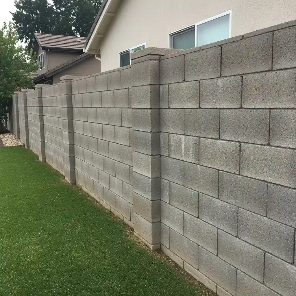 25 Concrete Block Permanent Walls