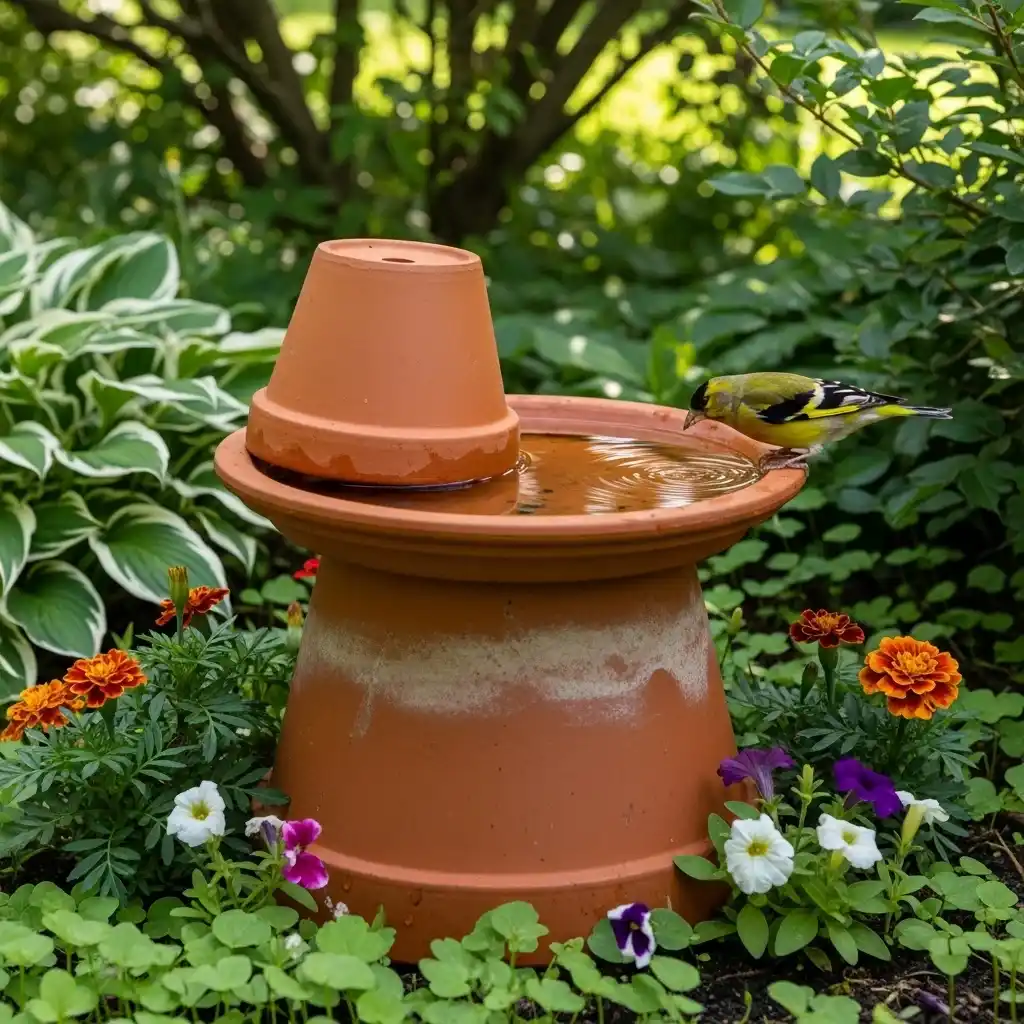 25 DIY Birdbath