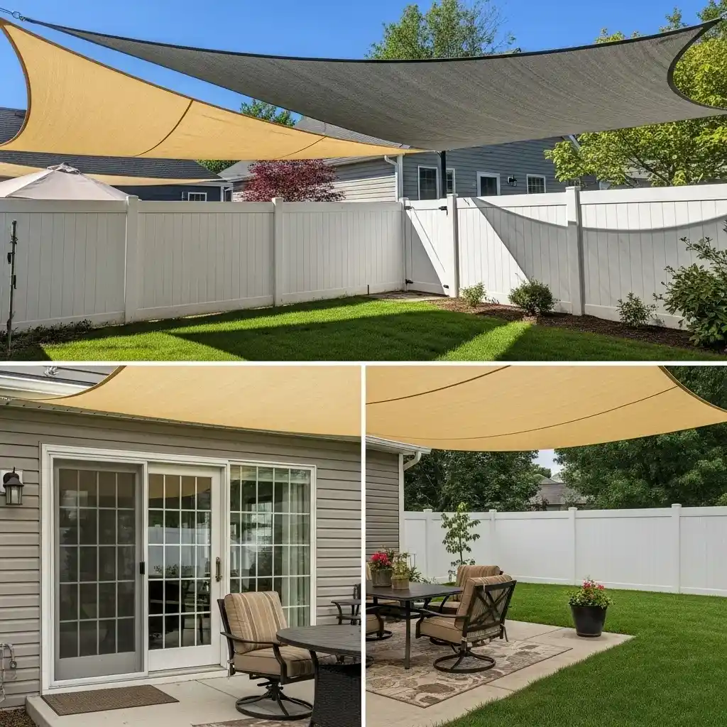 26 Canvas Shade Sail Privacy