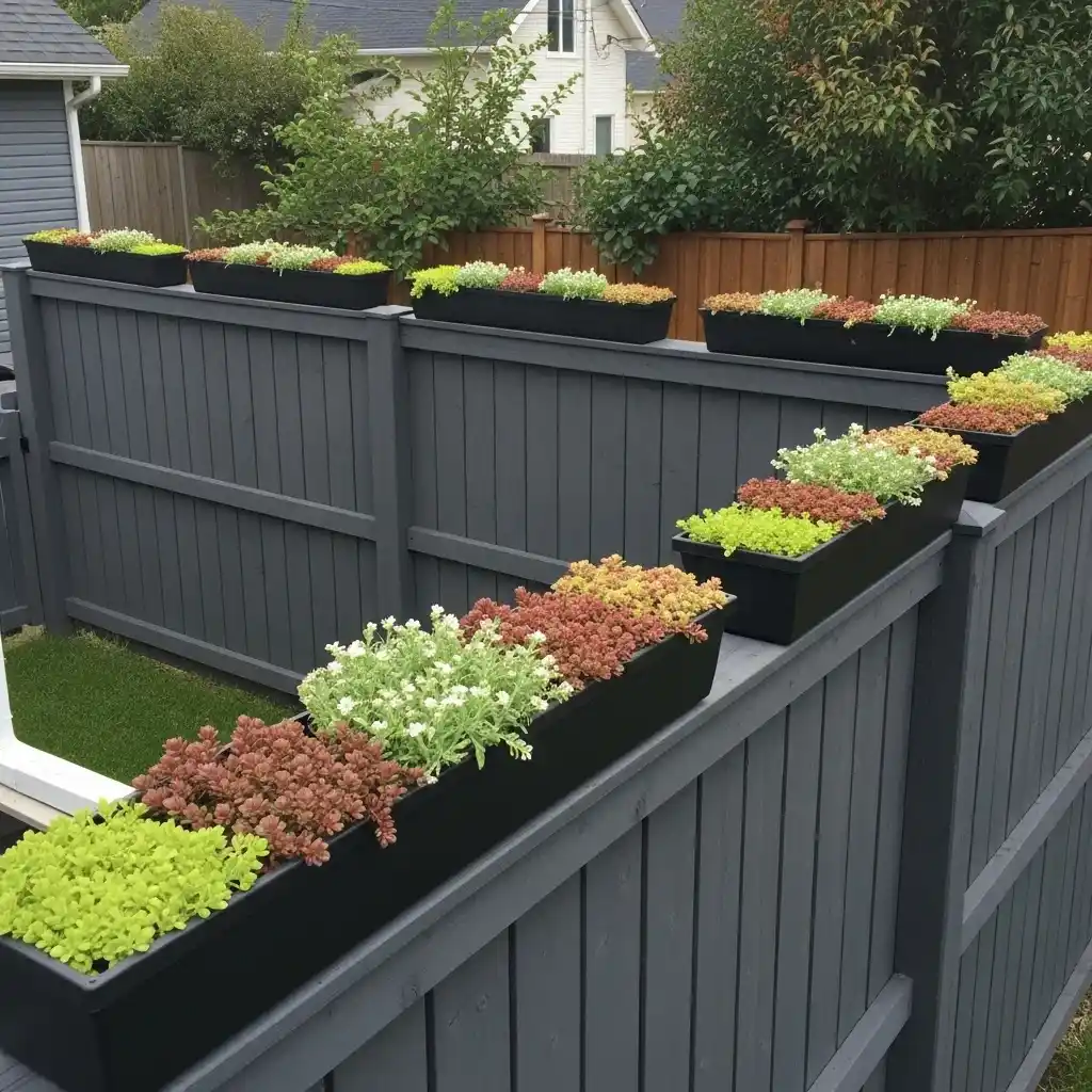 29 Living Roof Fence Toppers