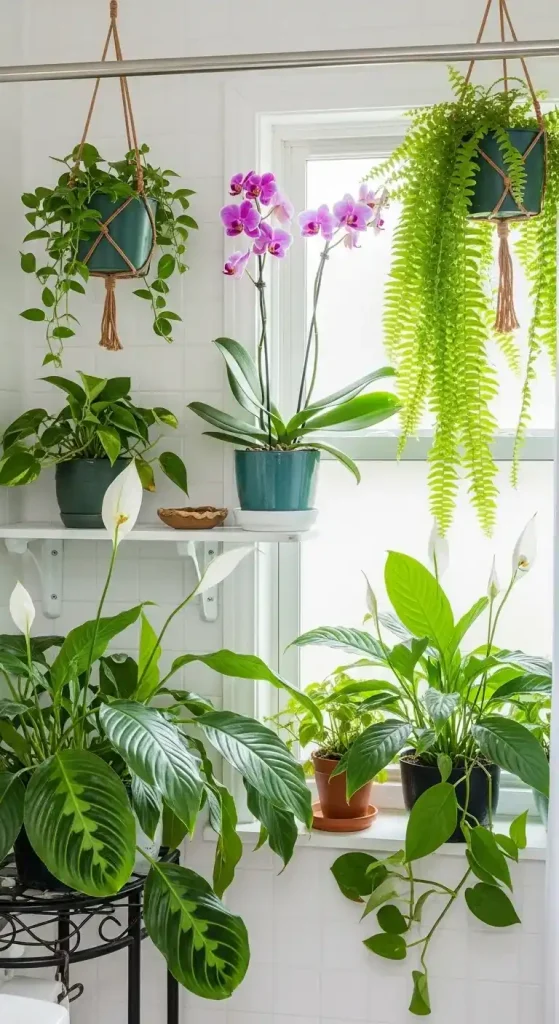 7 Bathroom Jungle Atmosphere