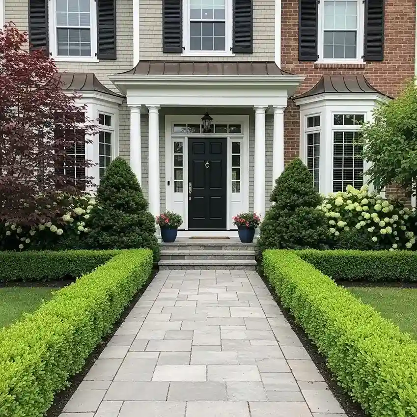 1 Classic Symmetrical Shrub Borders
