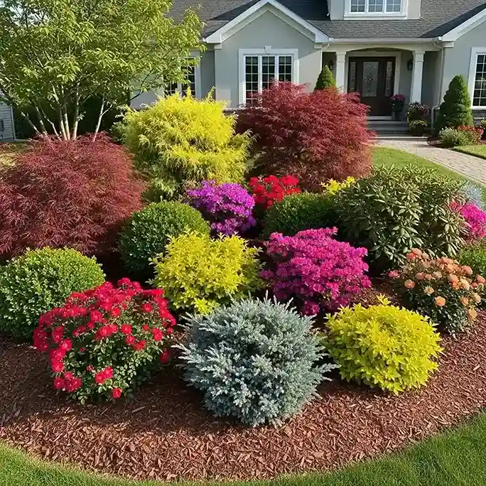 10 Colorful Shrub Groupings