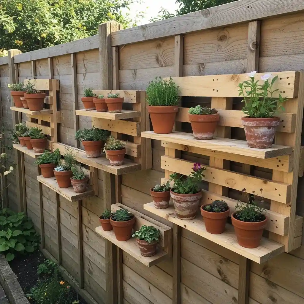 10 Floating Pallet Shelves