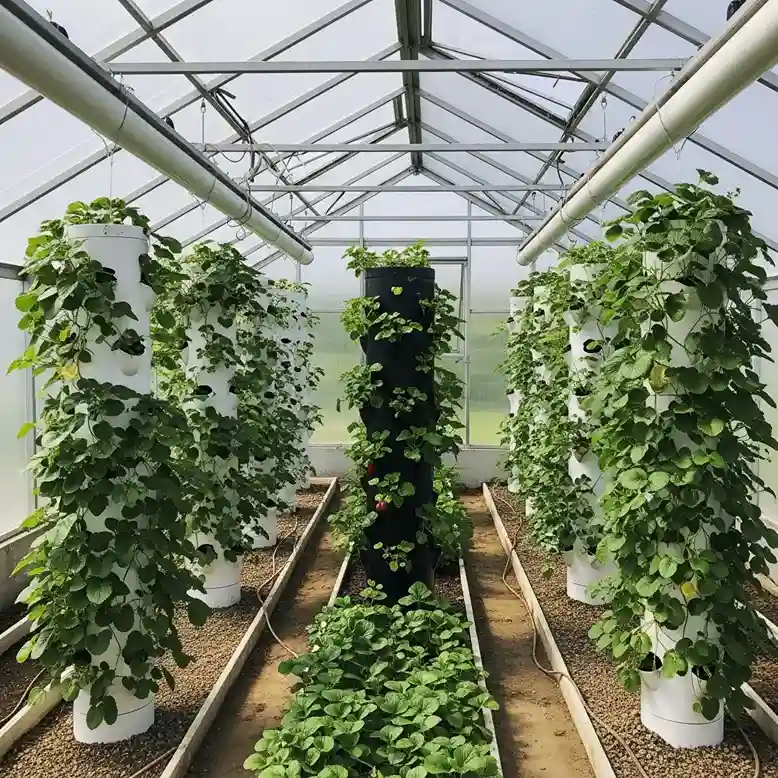 11 Greenhouse with Vertical Growing Systems 13 11zon