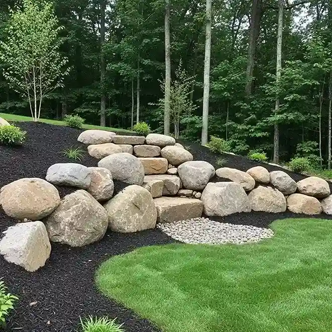13 Boulder Accent Focal Point