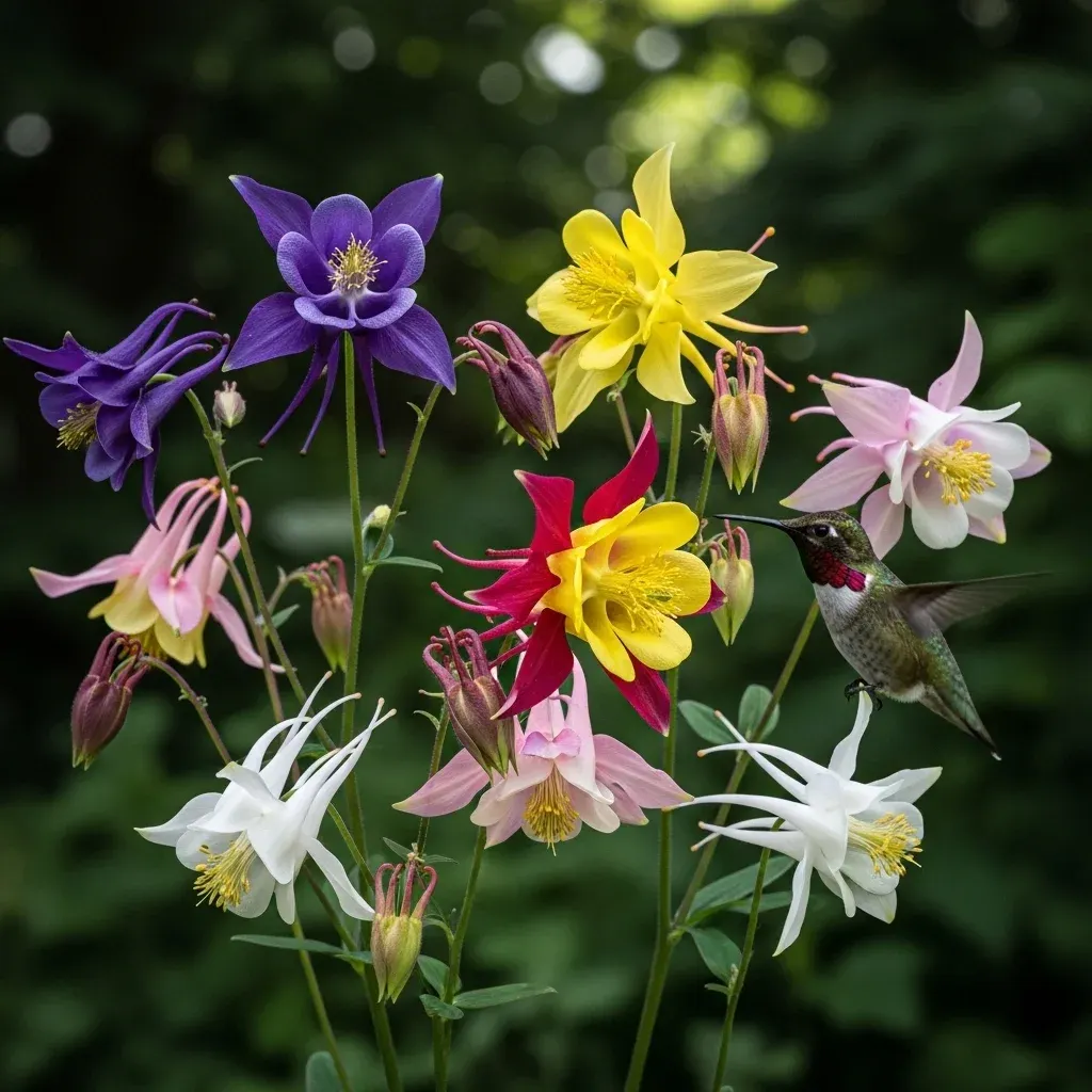 13 Columbine Delicate Spurs