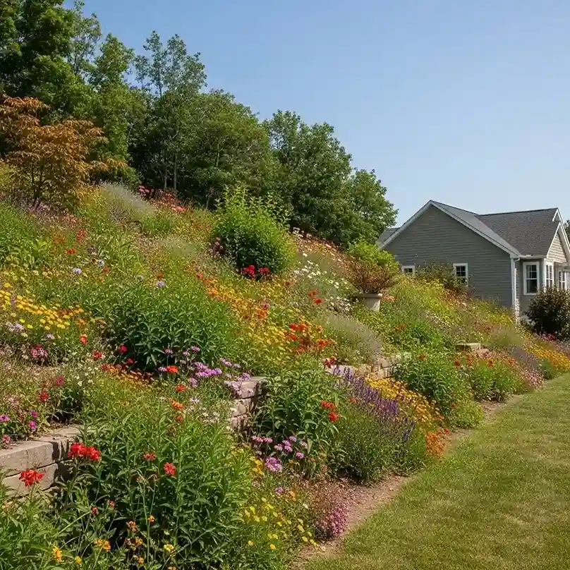 13 Cottage Garden Steep Slope
