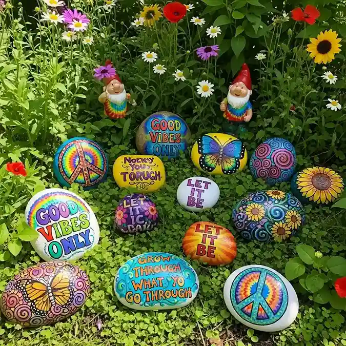 13 Painted Rock Garden Messages