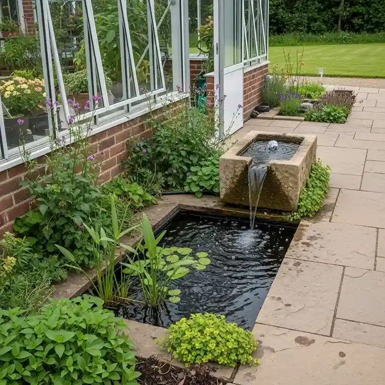 14 Greenhouse Exterior Water Feature 16 11zon