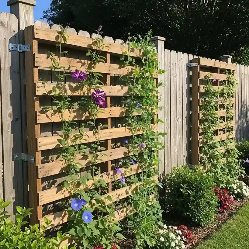 14 Pallet Trellis for Climbing Vines