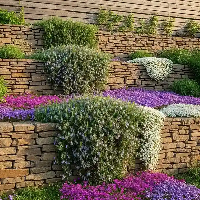 14 often Hardscape with Overhanging Plants