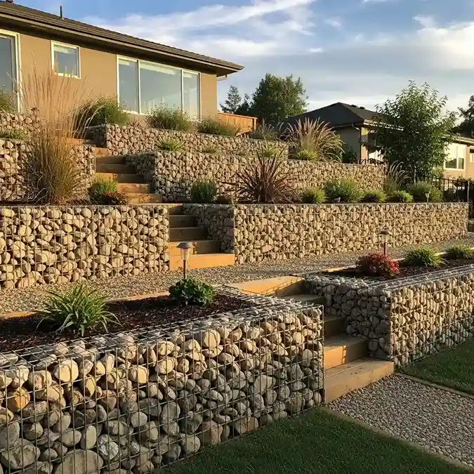 15 Gabion Basket Retaining Walls