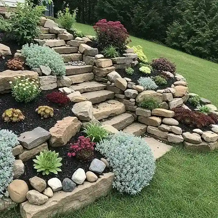 17 Rock Garden Xeriscaping
