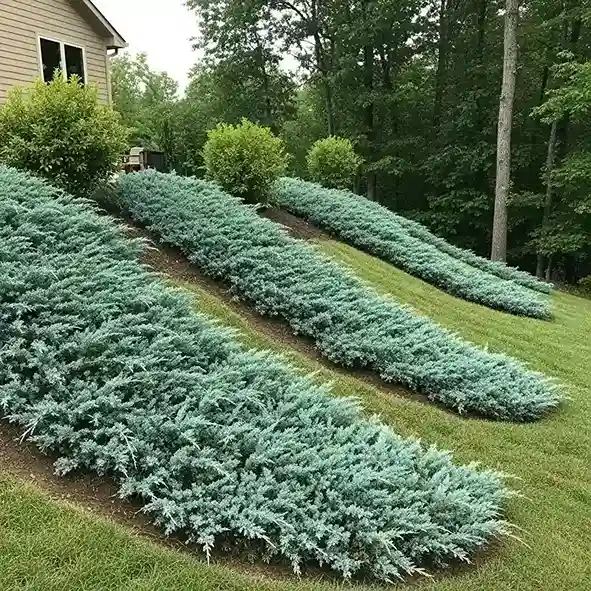 18 Cascading Ground Juniper Planting