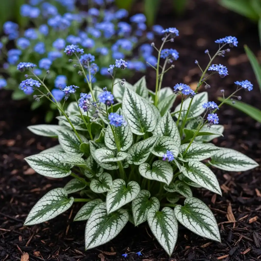 19 Brunnera Siberian Bugloss