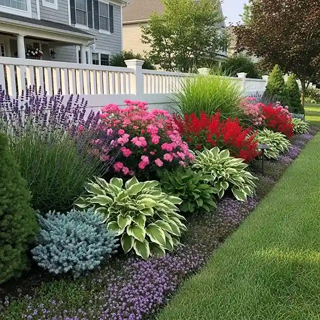 19 Fence Line Garden Border