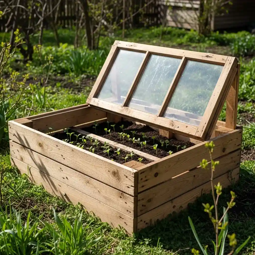 19 Pallet Cold Frame