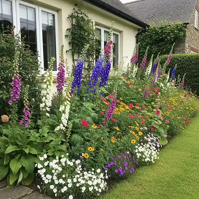 2 Cottage Style Wildflower Bed