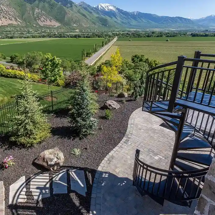 2 sloped backyard ideas on budget