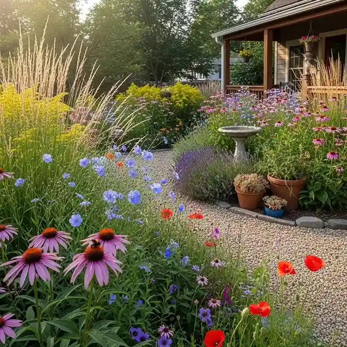 20 Bohemian Wildflower Front Yard