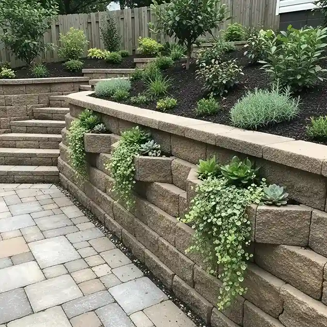20 Retaining Wall Planter Pockets