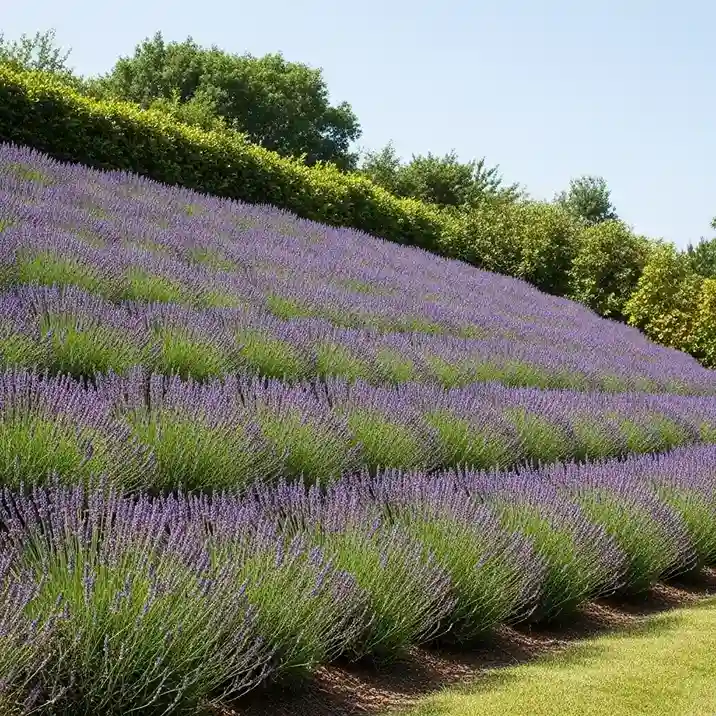20 Steep hill landscaping ideas Lavender Bank