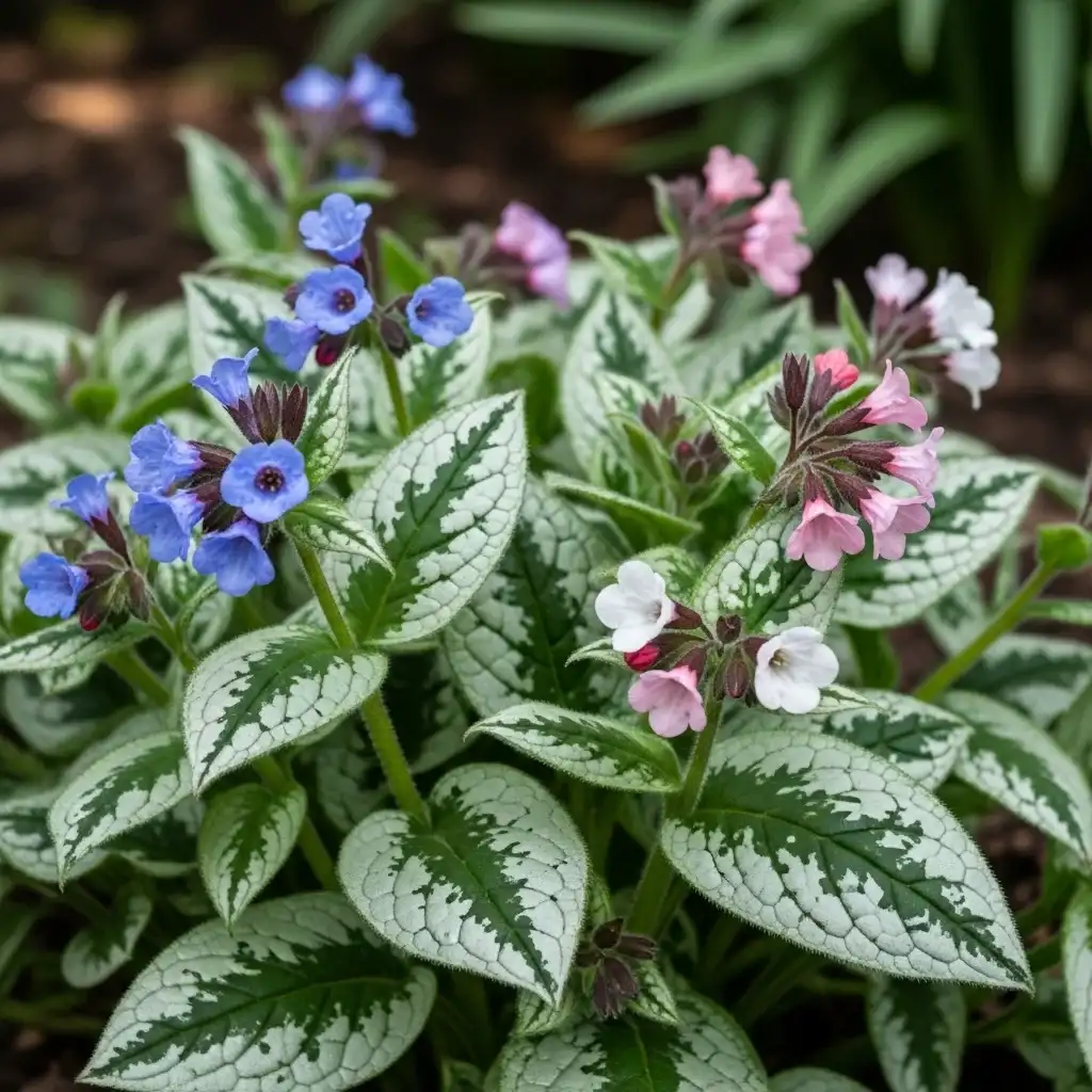 21 Pulmonaria Colorful Leaves