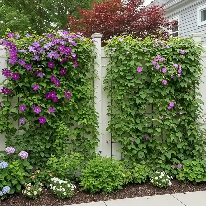 25 Flowering Vines Privacy Screens