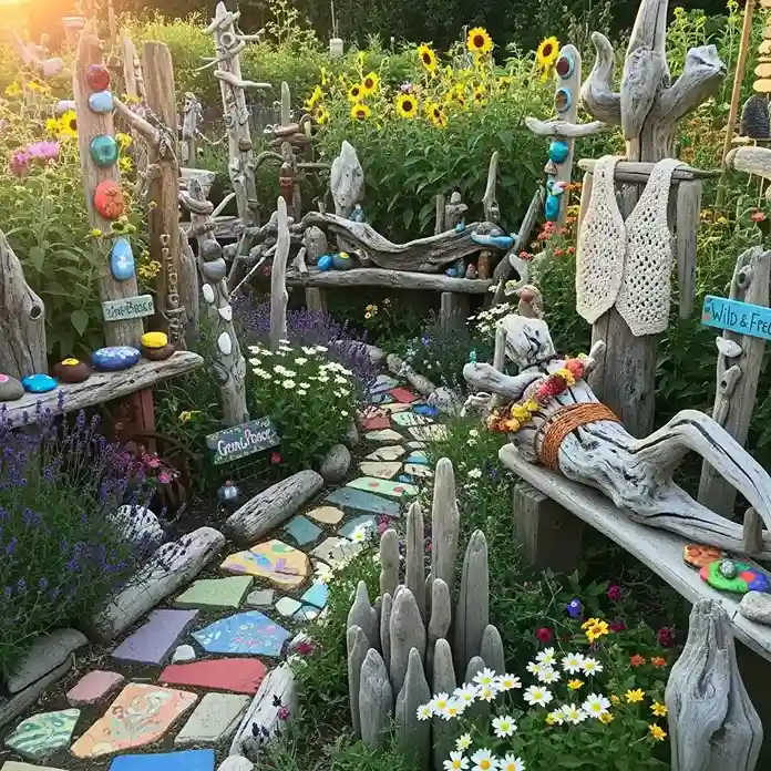 26 Driftwood Garden Sculptures