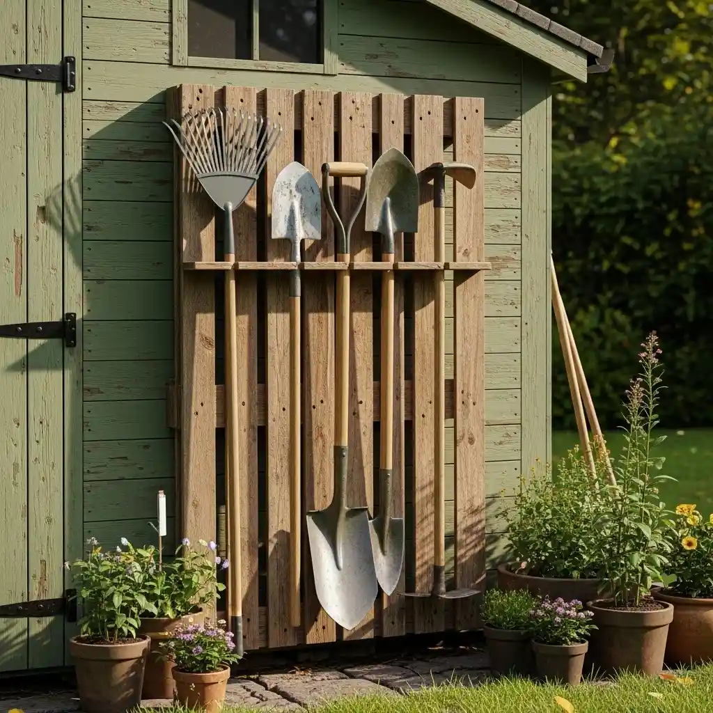 5 Pallet Tool Organizer