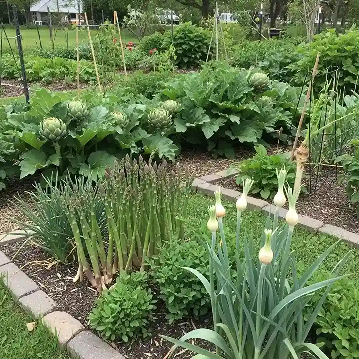 6 Perennial Vegetables Layer