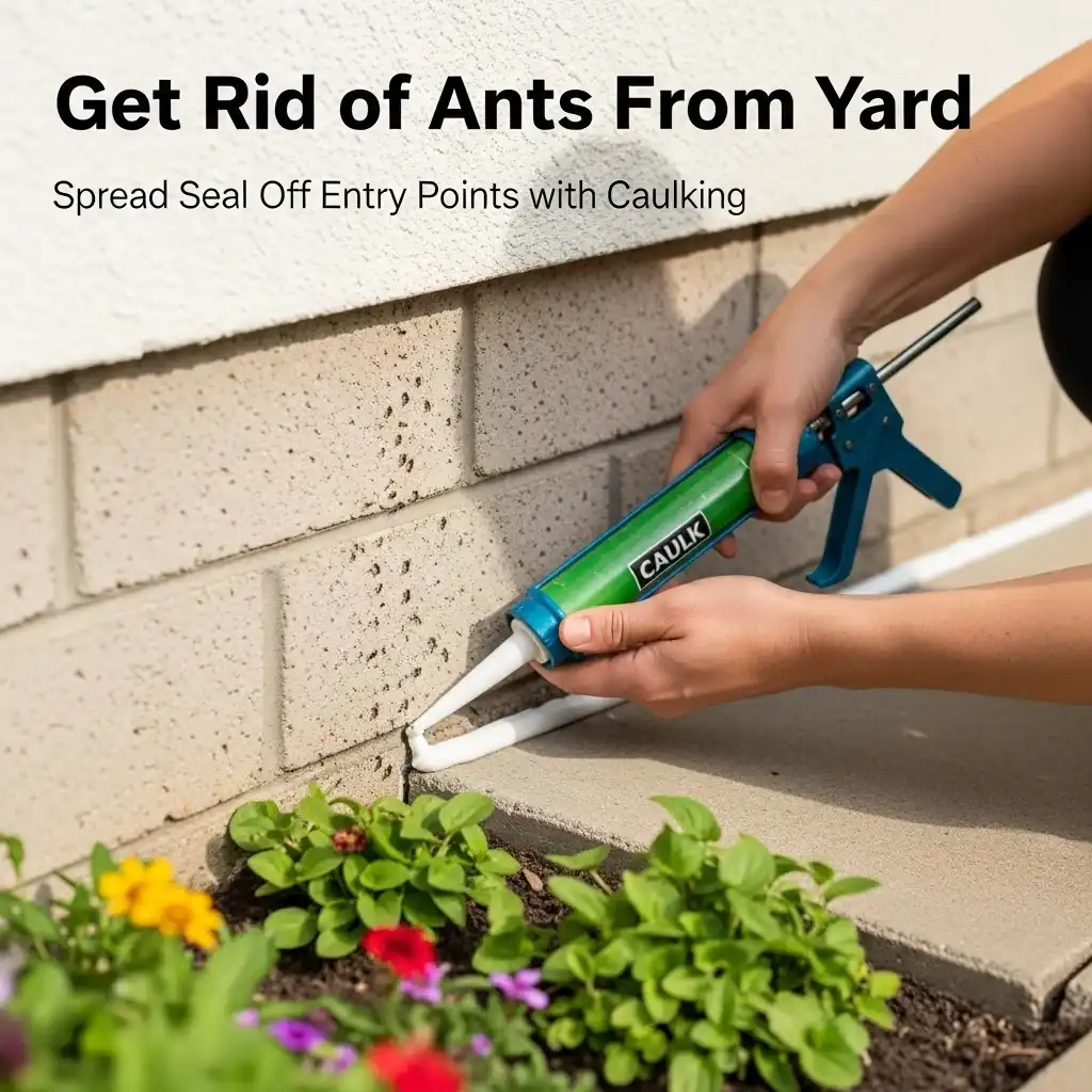 6 Spread Seal Off Entry Points with Caulking