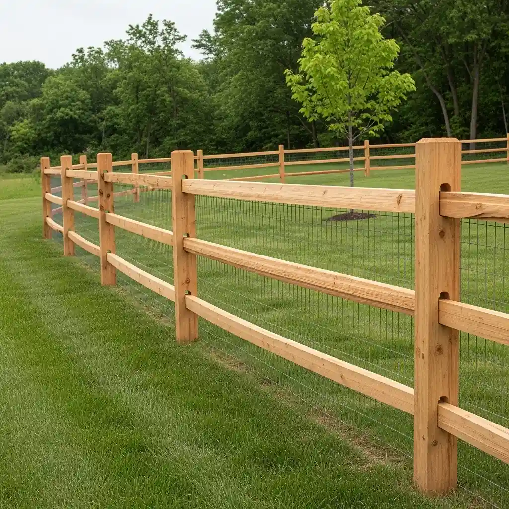 7 Split Rail Rustic Appeal