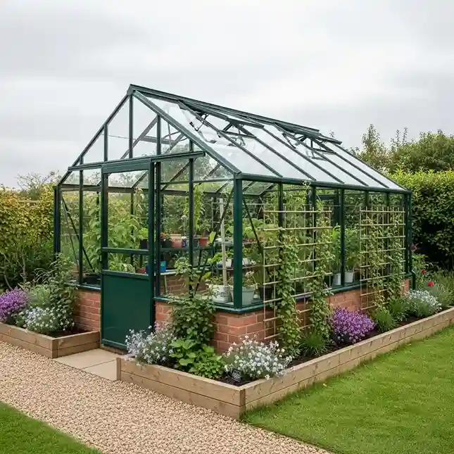 8 Greenhouse Exterior Planted Surrounds 10 11zon