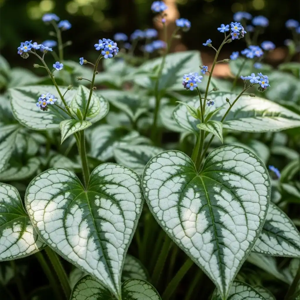 9 Brunnera Silver Heart