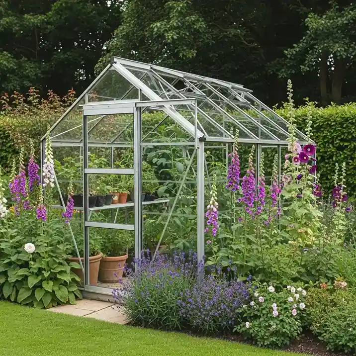 9 Cottage Garden Greenhouse Setting 11 11zon