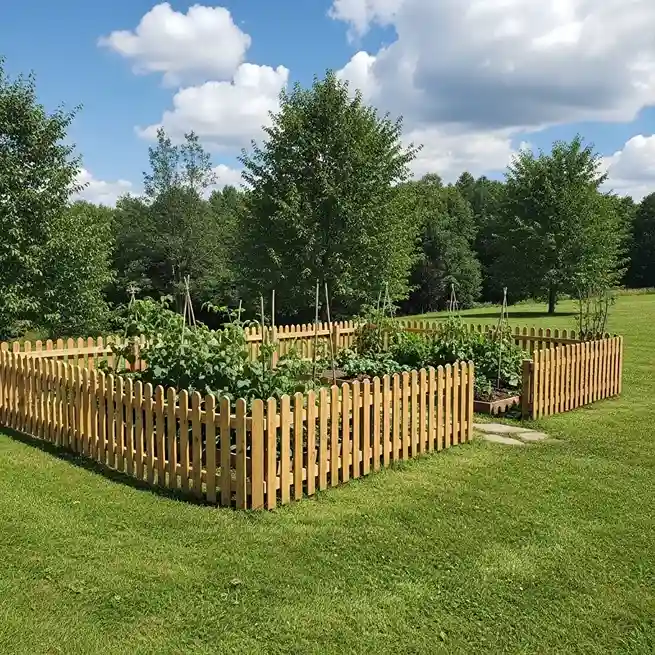 9 Picket Fencing for Interior Garden Zoning