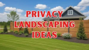 Privacy Landscaping