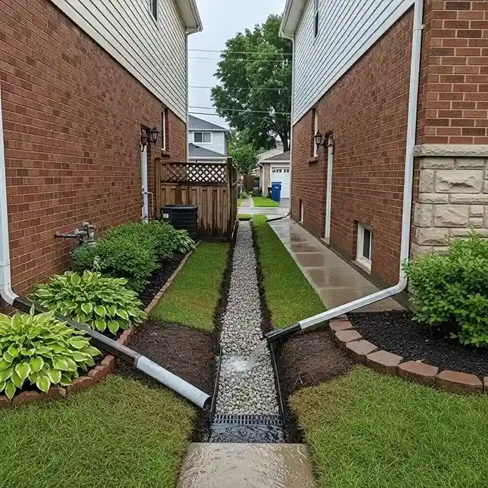 10 French Drain for Runoff